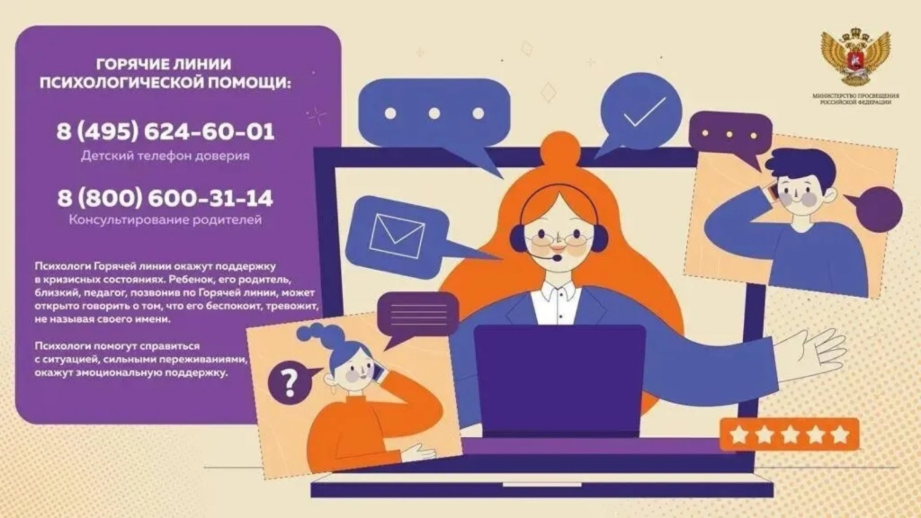 ГБОУ СОШ №2 г. Сызрани | Горячая линия помощи детям и родителям